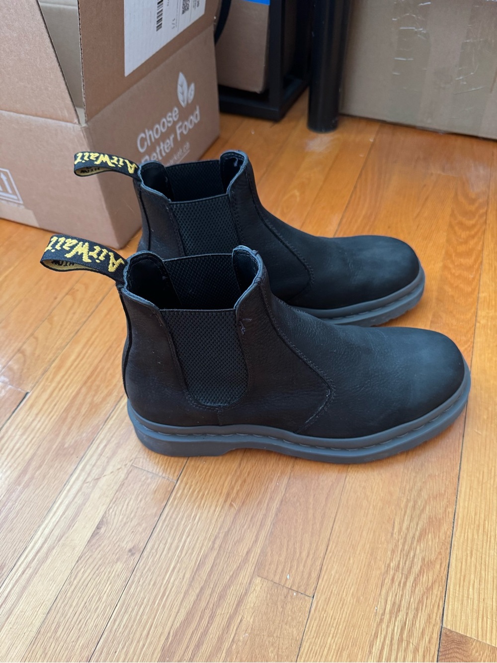 Dr. Martens 2976 MONO MILLED NUBUCK LEATHER CHELSEA BOOTS Men’s